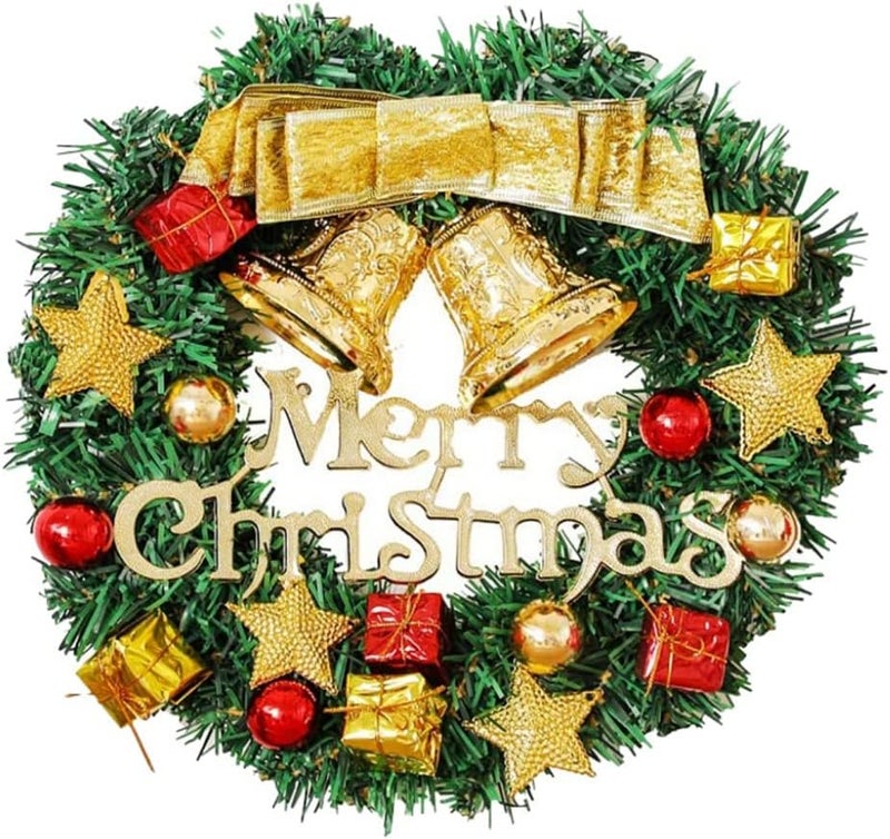 ويوبلز إكليل عيد الميلاد، هدية رائعة، آمن وقابل لإعادة الاستخدام، زينة منزلية للباب الأمامي - Image 2