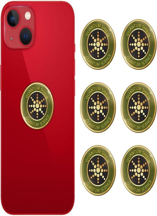 FASHION MANIA fashion mania 6 Pcs Protection Cell Phone Stickers, 99% Effective Protector Cell & Smart Phones, Laptops, Tablets, TV, Monitors, Electronic Devices Blockers 