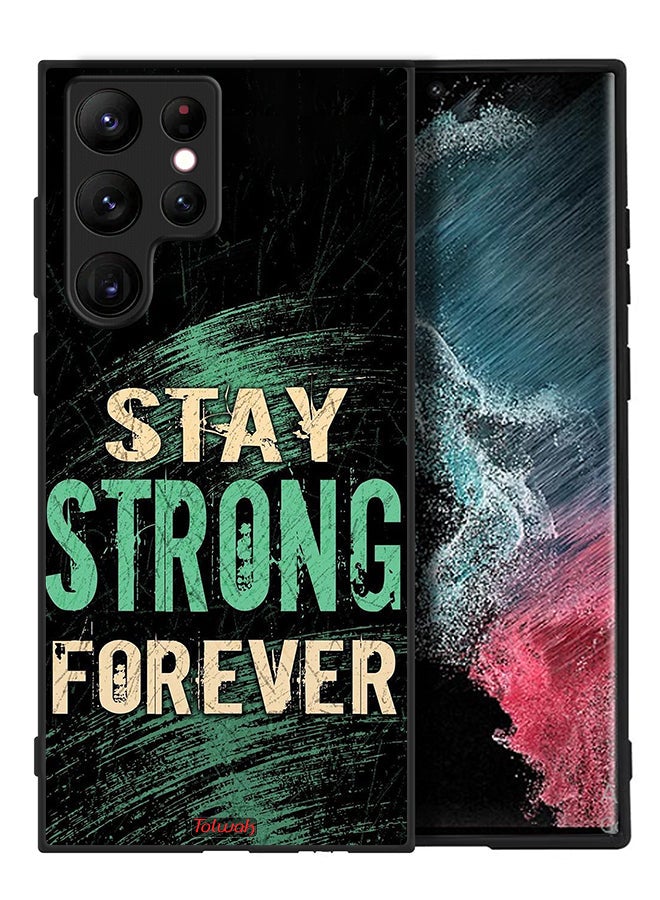 Tolwak Samsung Galaxy S22 Ultra 5G Protective Case Cover Stay Strong Forever - Image 2