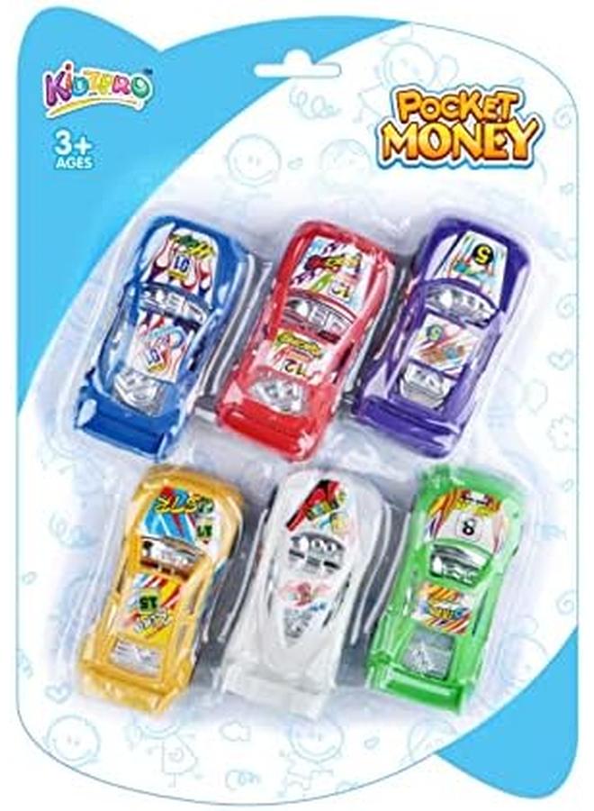 Kidzpro Pull Back Racing Car 6 Pieces - Image 3