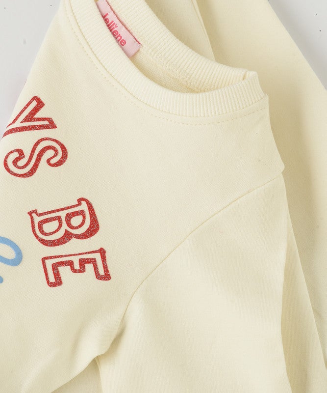 Jelliene GIRLS GRAPHIC TEE FULL SLEEVE - Image 4