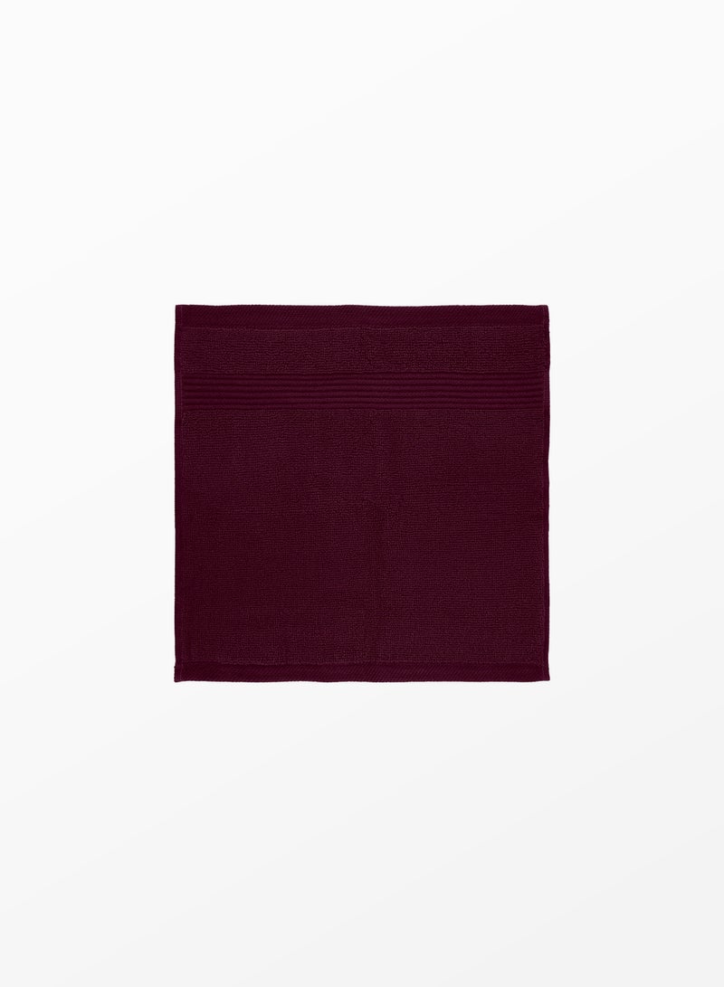 أميريكان لينين 100% قطن تيري مغزول حلقيًا، 550 جرامًا للمتر المربع - منشفة وجه من القطن الطبيعي مقاس 33 × 33 كستنائي - Image 2