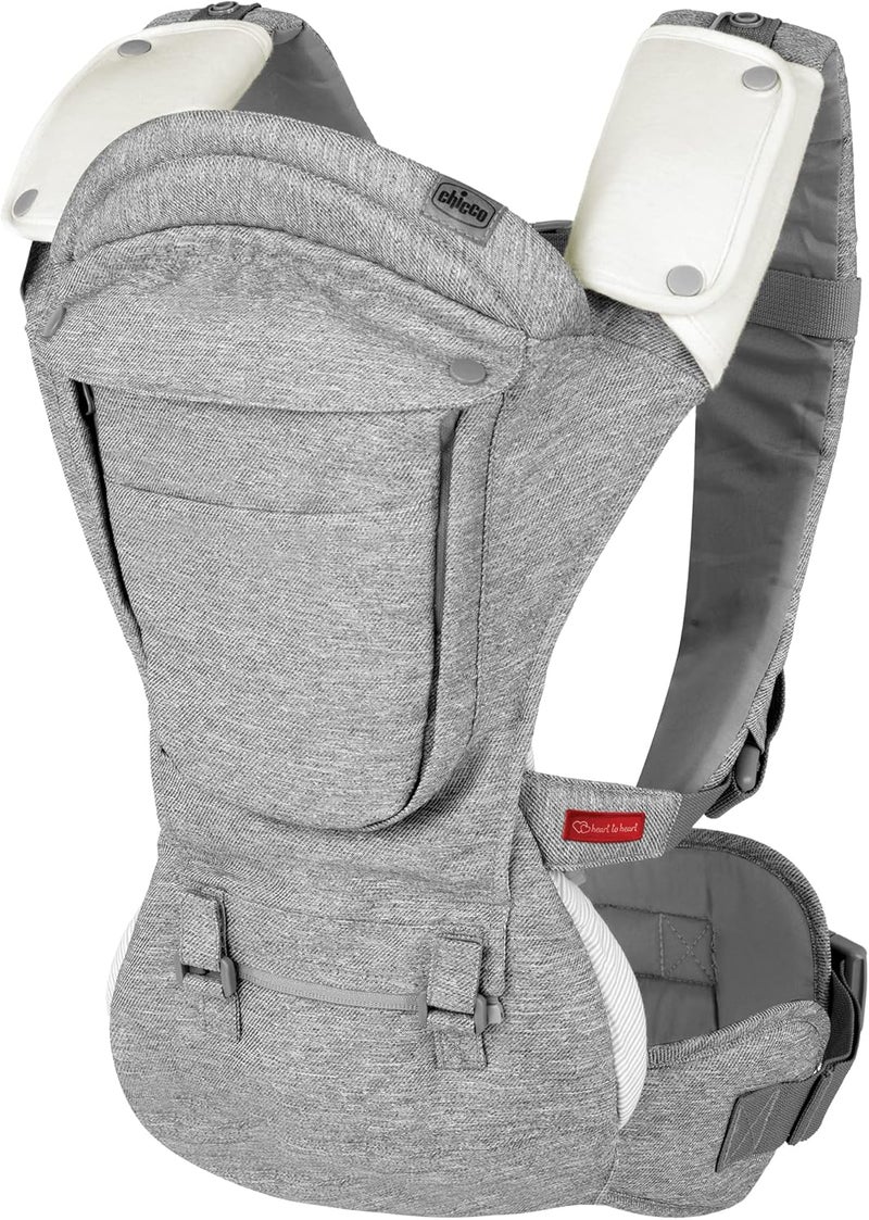 Chicco Sidekick Plus 3-in-1 Hip Seat Carrier - Titanium, Grey - Image 2