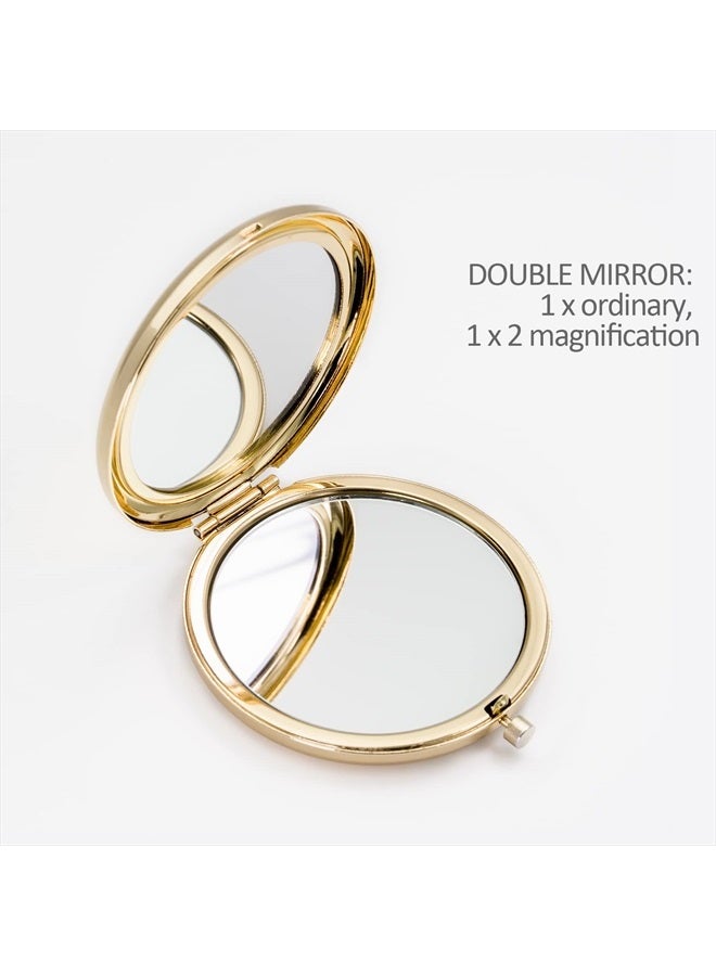 Yountown Gifts for Wife - I Love You Wife Gift Gold Compact Mirror - Romantic Gifts for Her Birthday, Wedding Anniversary, Valentines Day, Mothers Day, or Christmas - Image 5