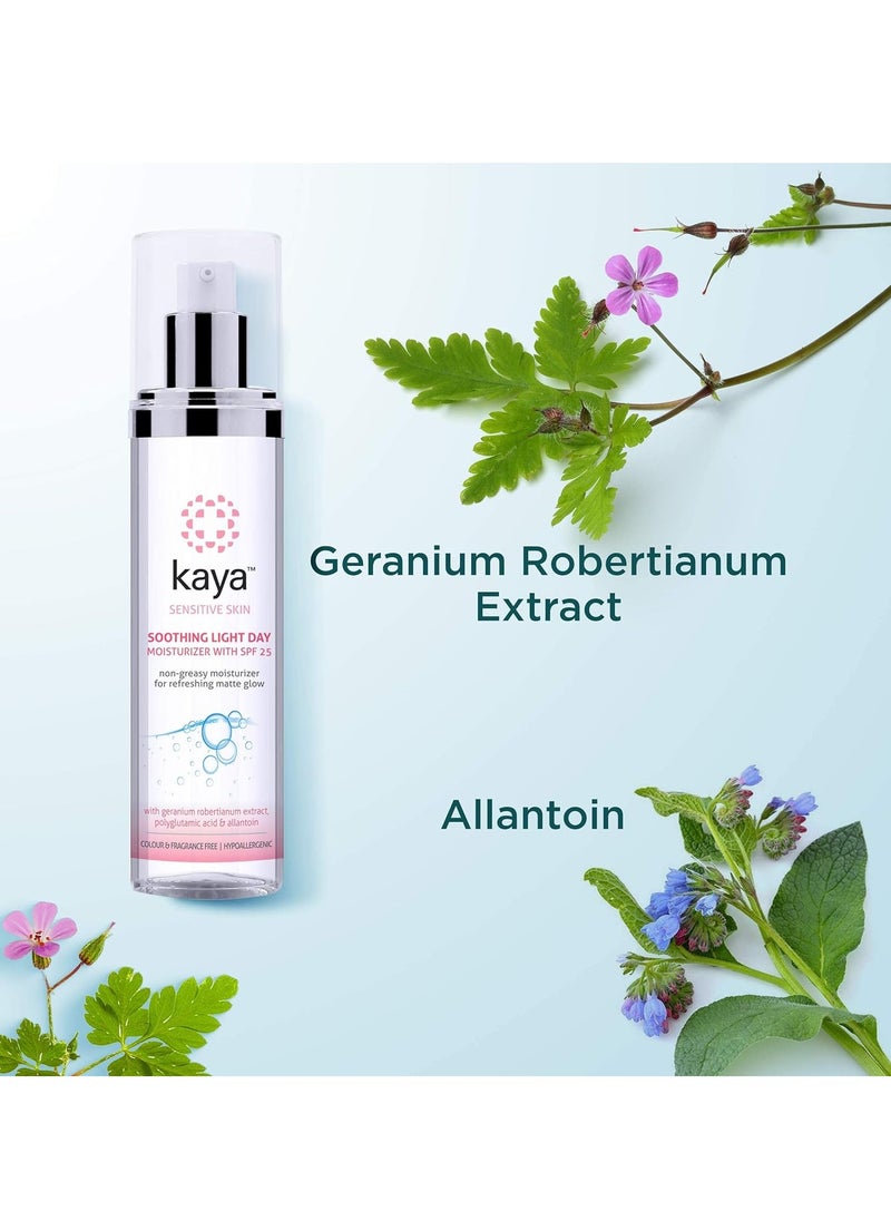 kaya - Kaya Clinic Soothing Light Day Moisturizer With SPF25 50ml - Image 1