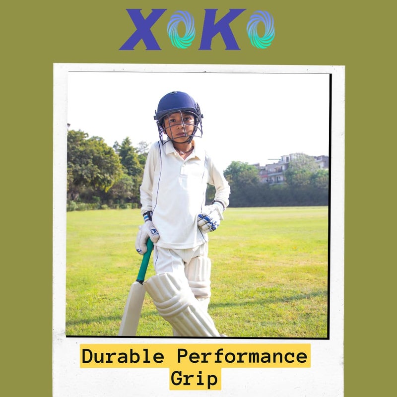 xoko Cricket Bat Handle Grips, White with Black Stripes, Enhanced Performance, Shock Absorbing (White Pack of 5) - Image 5