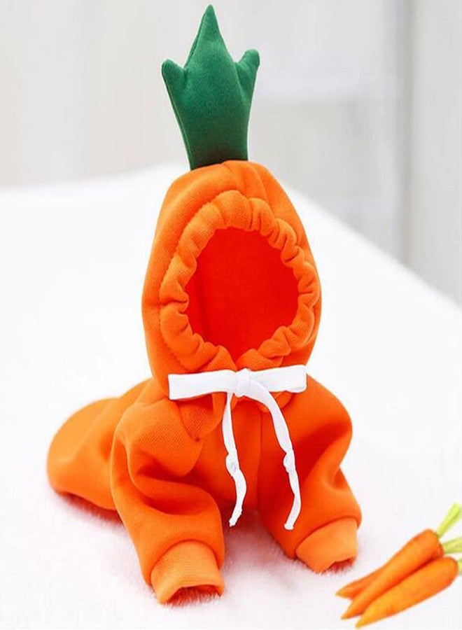 XIAOYU Carrot Pet Costume Christmas Dog Fun Fruit Hoodie Fleece Dog Sweatshirt for Halloween Cosplay Puppy Jumpsuit Cat Clothes(XL) - Image 5