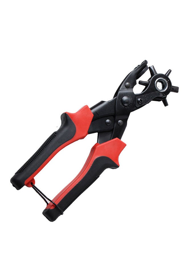 NIBEMINENT Portable Round Hole Punching Forceps Red/Black 30x2x11centimeter  - Image 1