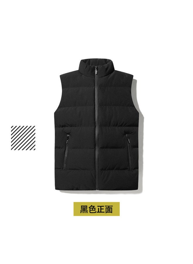 Autumn Winter Down Cotton Training Vest Outdoor Windproof Workwear Sports Vest Customizable