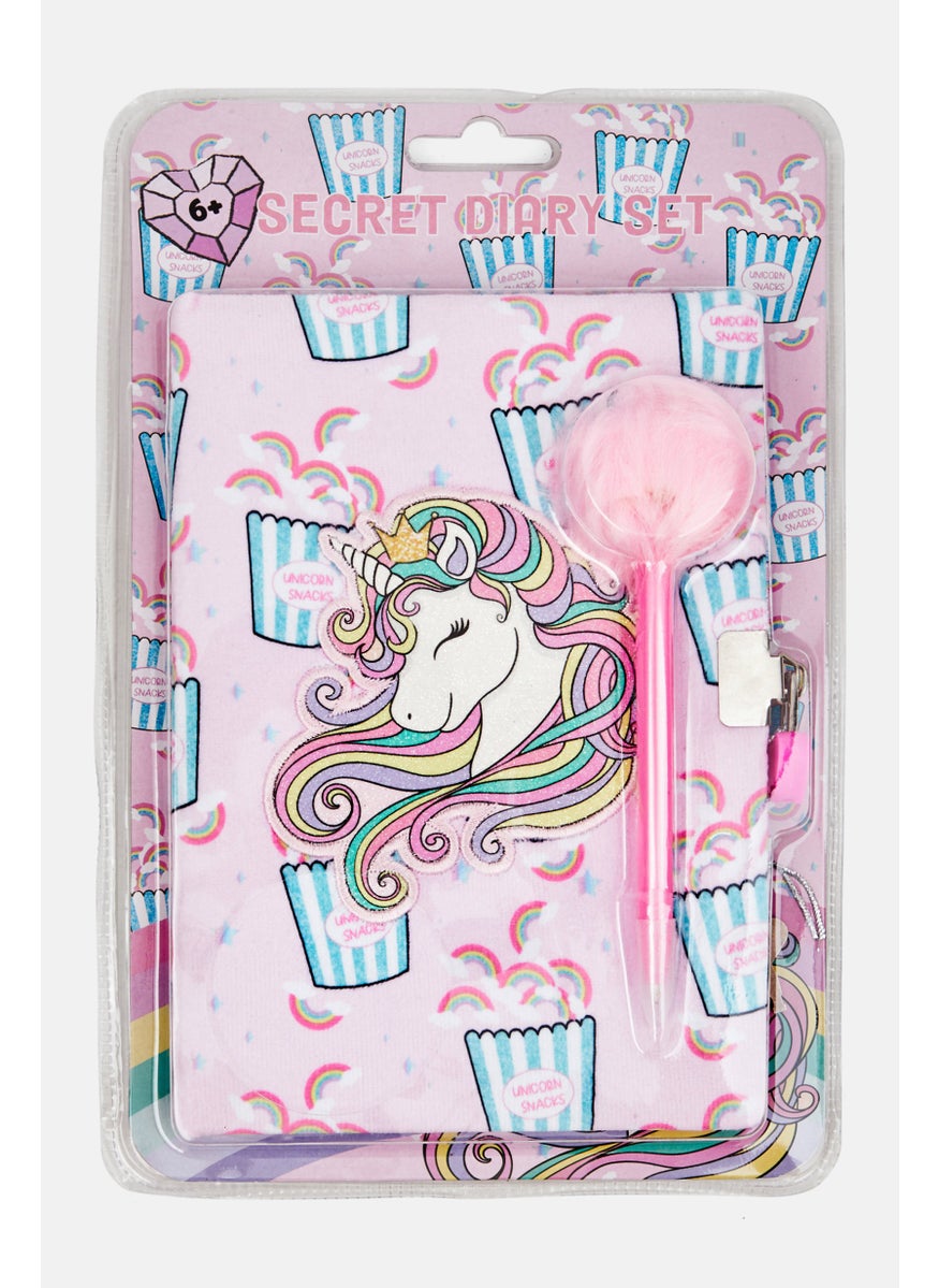 VOTUM Dairy With Pen, Pink Combo  - Image 1