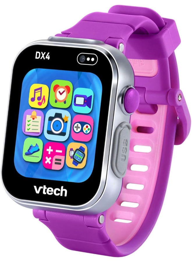 vtech KidiZoom Smartwatch DX4 Purple Camera & Games, Video Recorder, Voice Changer - Image 1