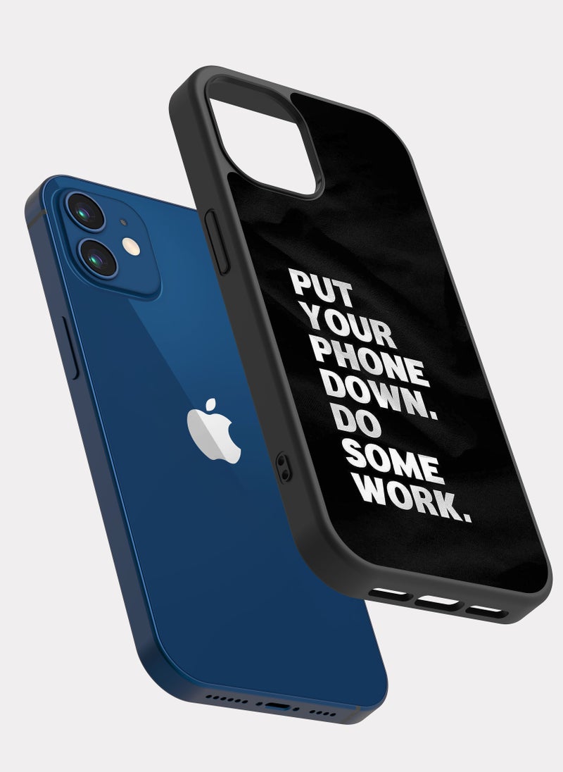 بكسلات كفر ايفون 12 اقتباس انجليزي ضع هاتفك جانبا - Image 2