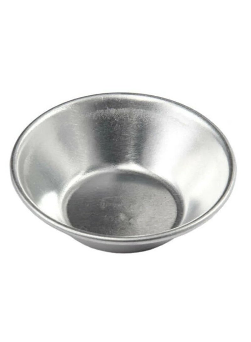 25 عبوة من قوالب تارت البيض الصغيرة، قوالب حلوى التارت الصغيرة، قوالب حلوى من القصدير بوتو، أدوات خبز المافن والكب كيك والكعك، أداة خبز دائرية قابلة لإعادة الاستخدام وغير لاصقة - Image 2