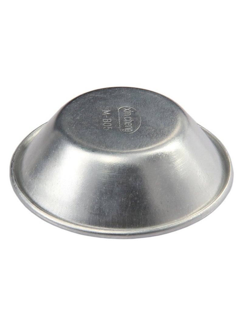 25 عبوة من قوالب تارت البيض الصغيرة، قوالب حلوى التارت الصغيرة، قوالب حلوى من القصدير بوتو، أدوات خبز المافن والكب كيك والكعك، أداة خبز دائرية قابلة لإعادة الاستخدام وغير لاصقة - Image 3