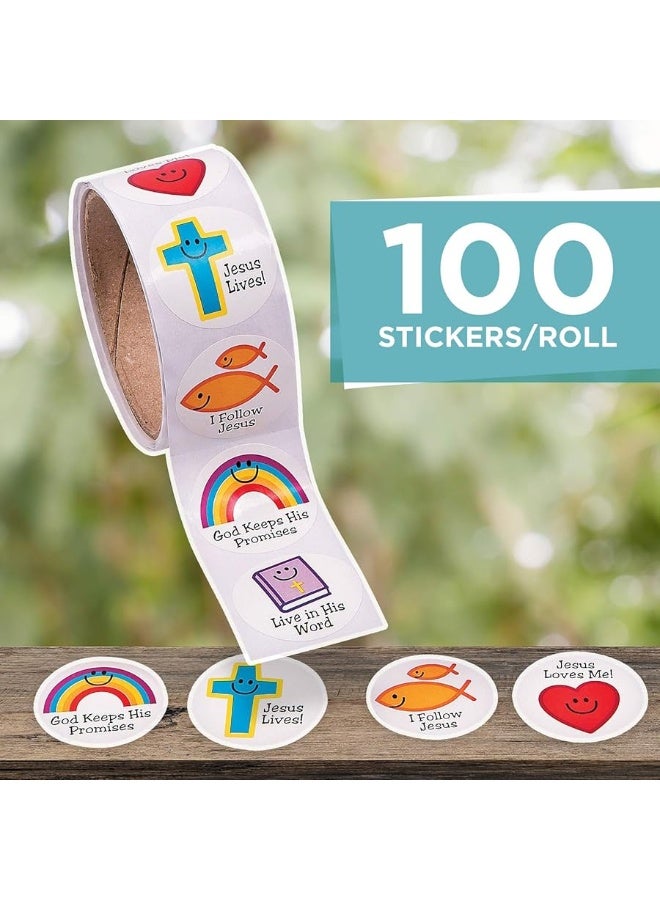 Fun Express - Christian Symbols Smiles Roll Sticker - Stationery - Stickers - Stickers - Roll - 1 Piece - Image 2