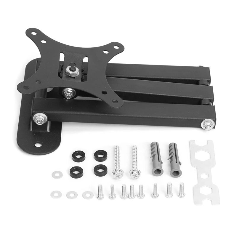 Wall Mounted Telescopic Bracket 17 to 32 Inch Adjustable Extension TV Monitor Mount 30KG Load - Image 5