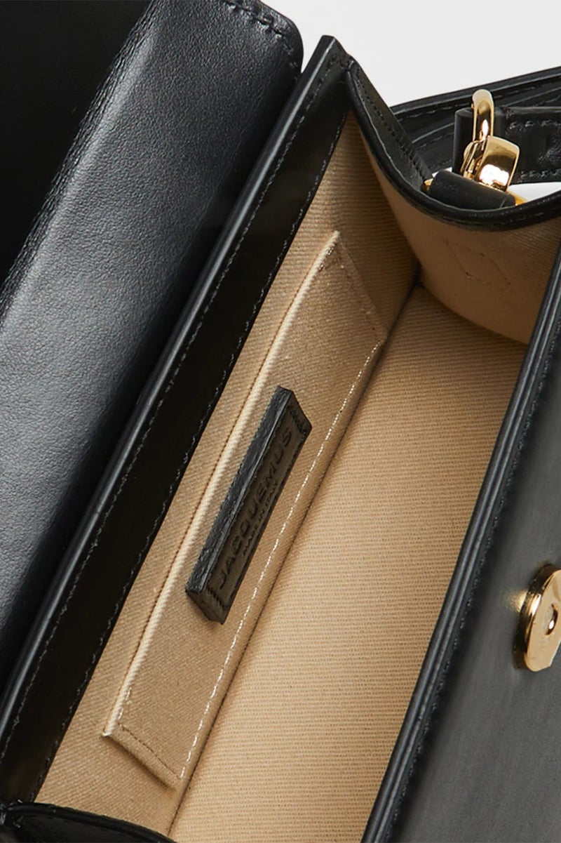 Jacquemus  حقيبة يد جلدية Chiquito Moyen مع حزام كروس بودي - Image 4