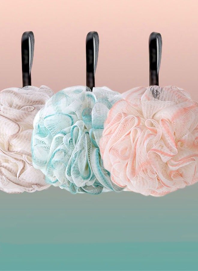 Bath Sponge Bath Ball Mesh Foam Bath Ball Bath Back Scrub - 3 Pieces Soft And Durable  - Image 1
