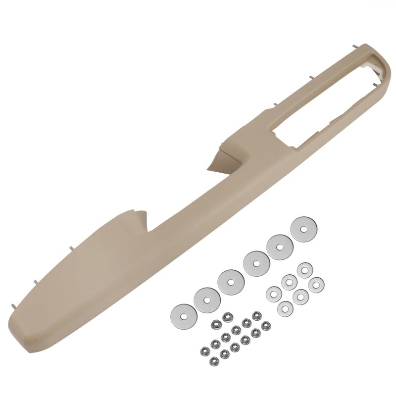 Front Driver Side Armrest Repair with Door Release Handle above Armrest 27 inch 80995 Compatible with Select ChevroletGMC Models Tan OE Repair Solution