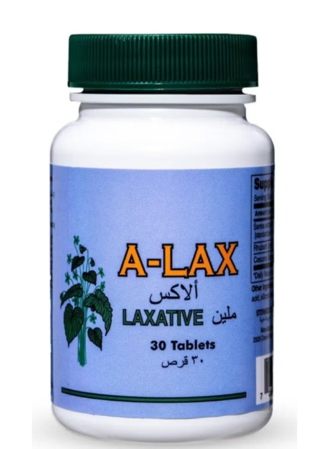 A-lax Laxative 30 Tablets