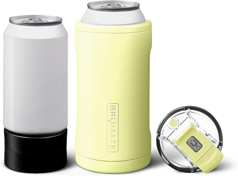 BrÃ¼Mate Hopsulator Trio 3-in-1 Insulated Can Cooler for 12oz / 16oz Cans + 100% Leak Proof Tumbler with Lid | Insulated for Beer, Soda, and Energy Drinks - Image 1