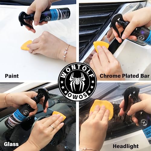 Wontolf Heavy Duty Car Clay Bar Auto Detailing Clay Luber Synthetic Lubricant Kit - Ceramic Coating Spray Ceramic Coating for Car - Maximum Gloss & Unsurpassed Slickness - Image 4