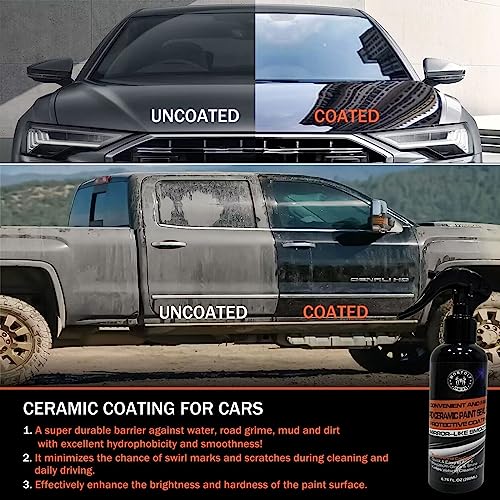 Wontolf Heavy Duty Car Clay Bar Auto Detailing Clay Luber Synthetic Lubricant Kit - Ceramic Coating Spray Ceramic Coating for Car - Maximum Gloss & Unsurpassed Slickness - Image 5