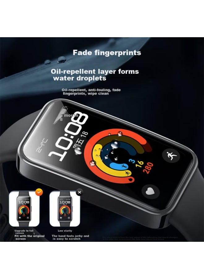 Stiger Compatible With Huawei Band 9/8 Screen Protector, Huawei Band 9 Composite Film Non-tempered Full Coverage Protective Film Anti-scratch Anti-fingerprint Band Film - Image 1