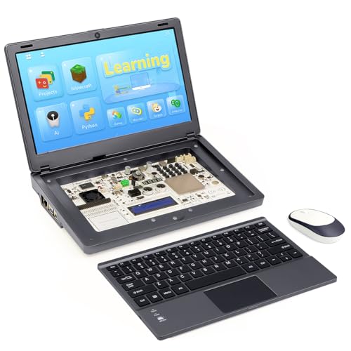 ELECROW CrowPi 2 Allinone Kit Compatible for Raspberry Pi 45 Laptop Without RPi 5 Board Learning Programming Sensor Kit with 116 Inch IPS Screen for Professional Adult Basic Kit - Image 1