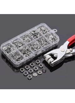 PARYAVARAN PARYAVARAN Grommet Rivets Setting Pliers Eyelet Setting pliers tool Rivet Snap Fastener Hand press Tool For attaching eyelets on Tarps Tents Canvas Bags Shoes Leather Belt  - Image 3