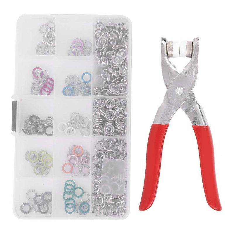PARYAVARAN PARYAVARAN Grommet Rivets Setting Pliers Eyelet Setting pliers tool Rivet Snap Fastener Hand press Tool For attaching eyelets on Tarps Tents Canvas Bags Shoes Leather Belt  - Image 1