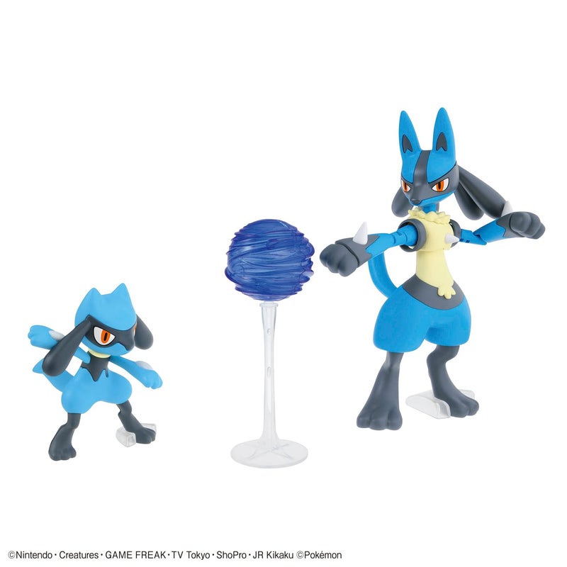 Bandai Hobby - Pok?mon - Riolu & Lucario  Bandai Spirits Pok?mon Model Kit - Image 2