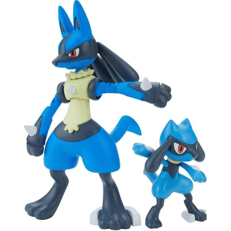 Bandai Hobby - Pok?mon - Riolu & Lucario  Bandai Spirits Pok?mon Model Kit - Image 1