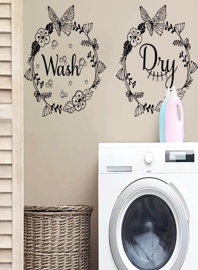 Datesno Laundry Room Wall Stickers - Today Naked Tomorrow Wash Dry Bubble Vinyl Decals Quote Art Stickers for Home - Image 4