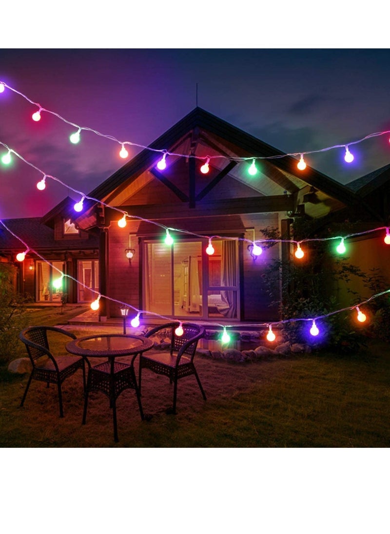 PAMEER 3mtr 20 LED Multicolor Globe String Lights, AA Battery Power LED Ball Lights RGB Fairy String Lights for Christmas Ramadan EID Diwali Wedding Home Birthday Party Decorations  - Image 1