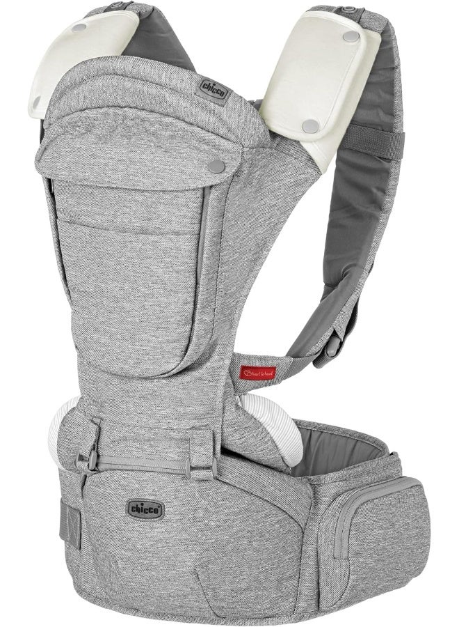 Chicco Sidekick Plus 3-in-1 Hip Seat Carrier - Titanium | Grey - Image 1