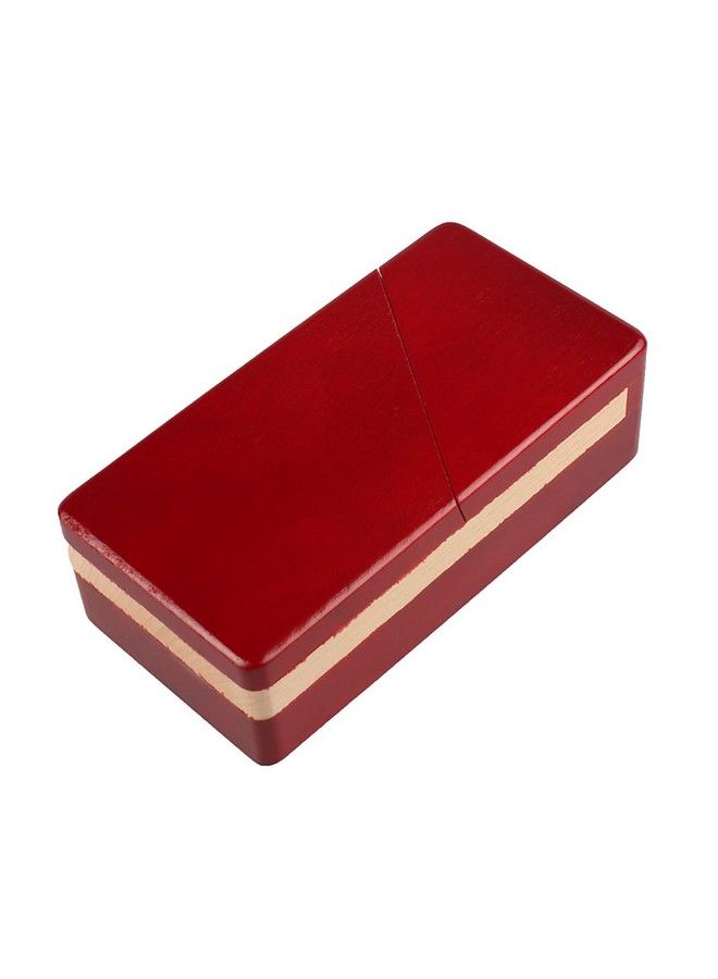 Ahyuan حامل بطاقة هدايا لغز هدية صندوق كبير سر فتح مستحيل صندوق لغز يدوي 3D لعبة ذهنية سحرية صندوق خشبي غامض صندوق هدايا مكعب لعبة صندوق IQ من أهيون (أحمر) - Image 2