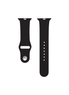 Generic Bracelet strap band Silicone for apple watches - 42mm/44mm   black  - Image 3
