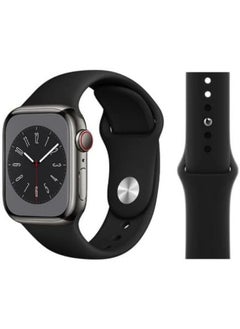 Generic Bracelet strap band Silicone for apple watches - 42mm/44mm   black  - Image 1