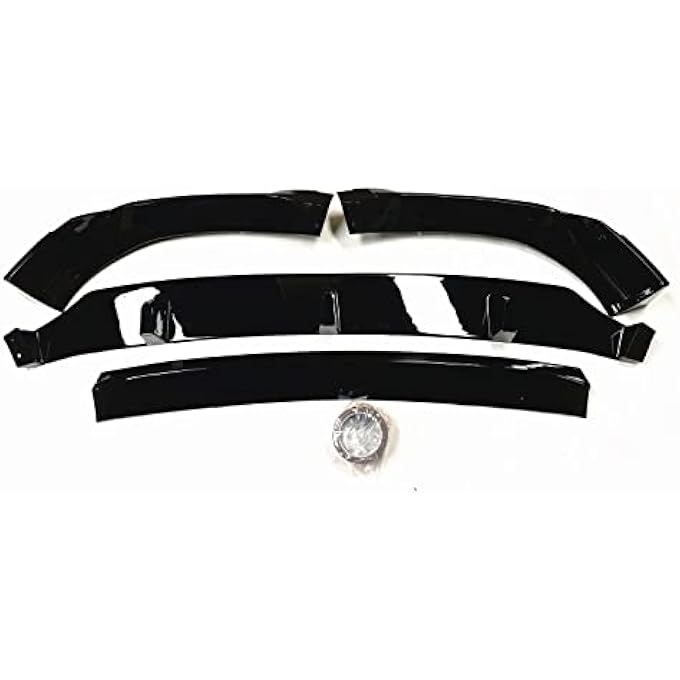 AUSMILA Front Bumper Spoiler for BMW 2020-2023 X6 G06 M Sport Glossy Black - Image 2