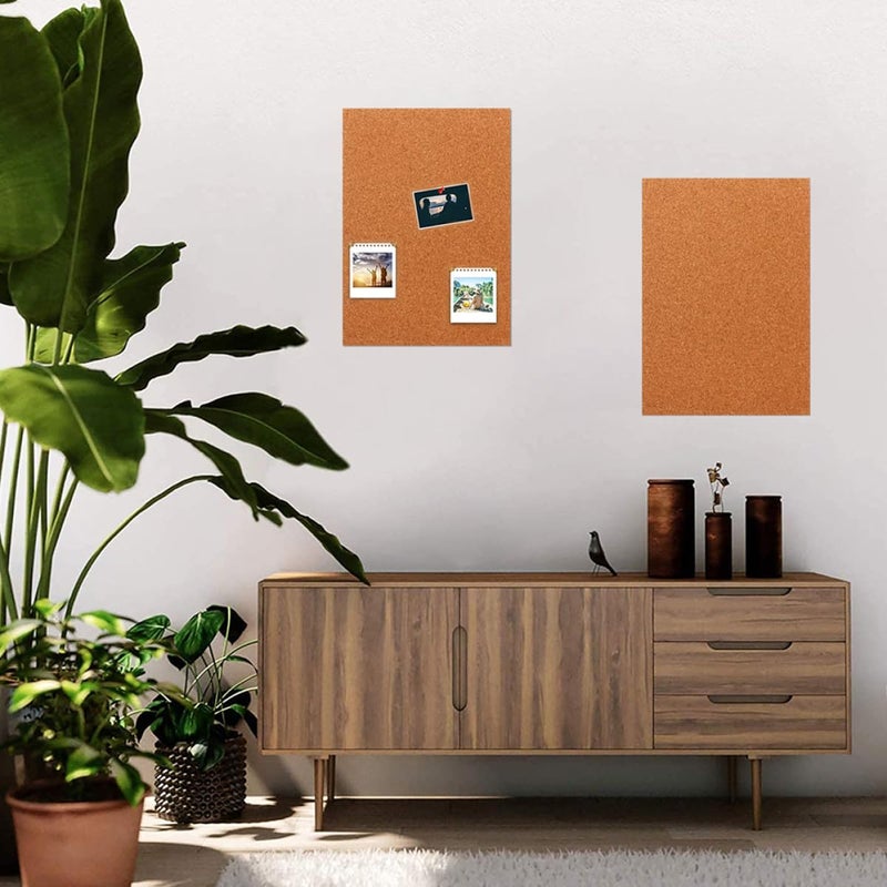 Self Adhesive Cork Board Tiles 10pcs A4 297x210mm 1mm Thick Portable Bulletin Memo Board - Image 5