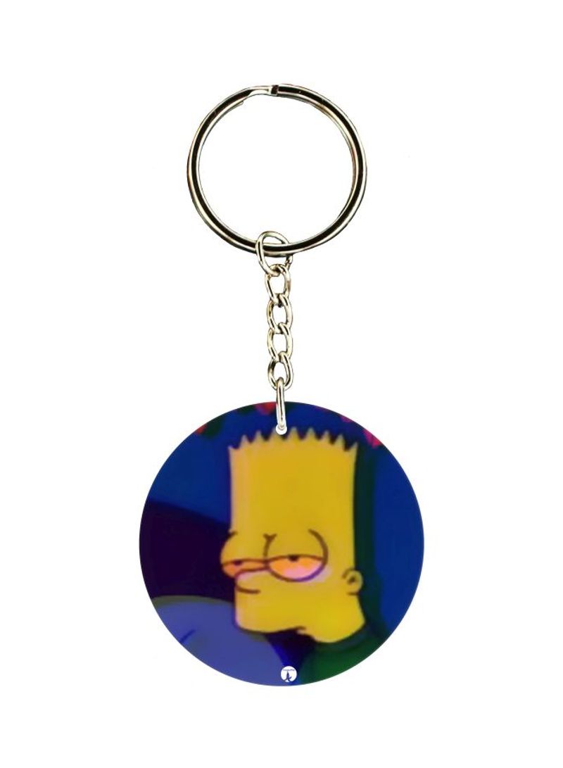 RKN Double Sided Cartoon Printed Keychain