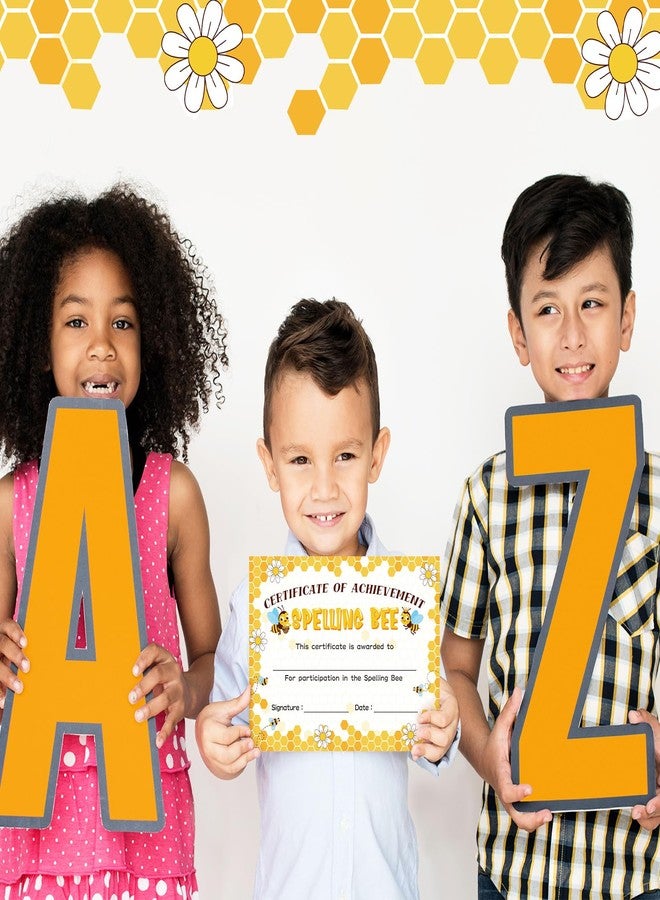 Affrolling 100 Pcs Spelling Achievement Certificates Spelling Bee Award 11 x 8 Inch Certificate of Achievement Recognition for Kids Adults Competitions Trophy Party Supplies - Image 4