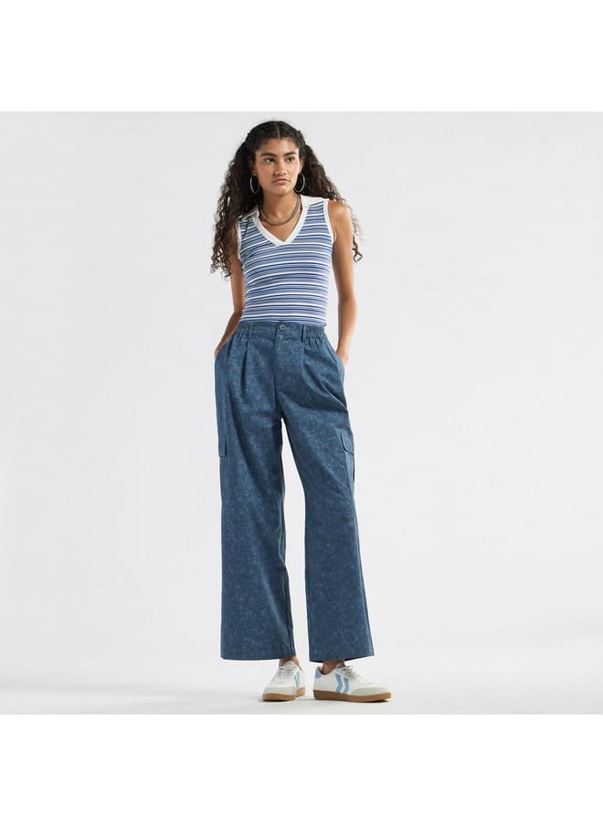 FAV Striped Collared Sleeveless Top  - Image 2