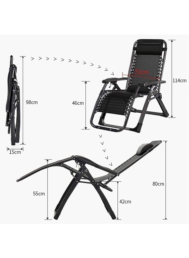 JCB CHIC المنزلية سرير قابل للطي الجلوس النوم الاستخدام المزدوج كرسي كرسي للاستعمال في المناطق الخارجية الغداء كسر قيلولة سرير مكتب الظهر كرسي قابل للطي - Image 2