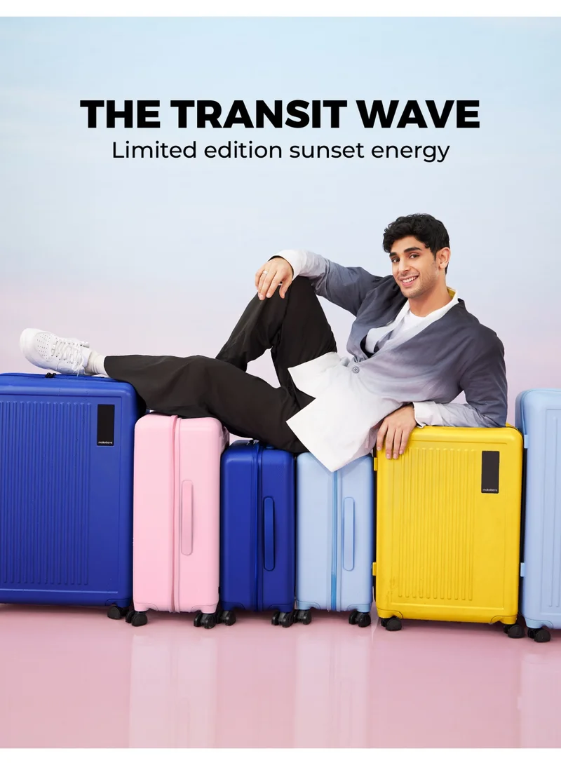 موكوبارا للتجارة ذ.م.م حقيبة سفر ترانزيت ويف كابينة - مادة البولي كربونات خفيفة الوزن | أزرق