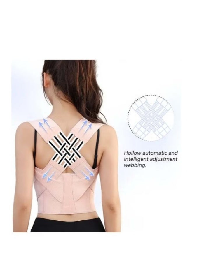 Sakulight Back Straightener Belt, Back Posture Belt, Adjustable Back Straightener Straps, Back Straightener Posture Corrector, Back Posture Corrector for Neck, Shoulder Gym and Good Posture Support(L)  - Image 2