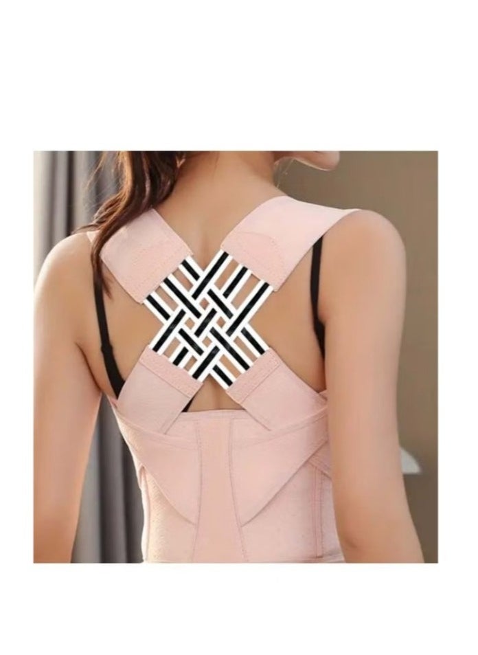 Sakulight Back Straightener Belt, Back Posture Belt, Adjustable Back Straightener Straps, Back Straightener Posture Corrector, Back Posture Corrector for Neck, Shoulder Gym and Good Posture Support(L)  - Image 3