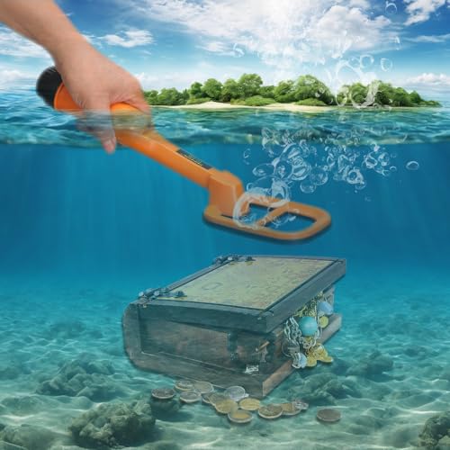 Vietora Eud Underwater Metal Detector Submersive IP68 Fully Waterproof Metal Detector for Adults Under Water 100FT Can detect All Metals with Large Coil Accurate and Precise - Image 1