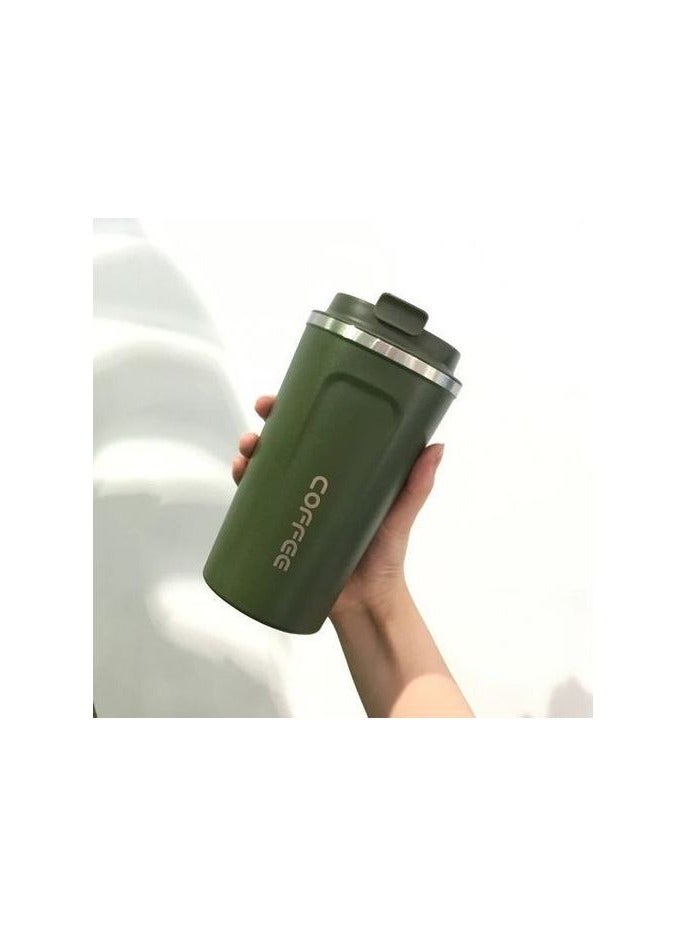 Stainless Steel Vacuum Thermos Mug Green - Image 1